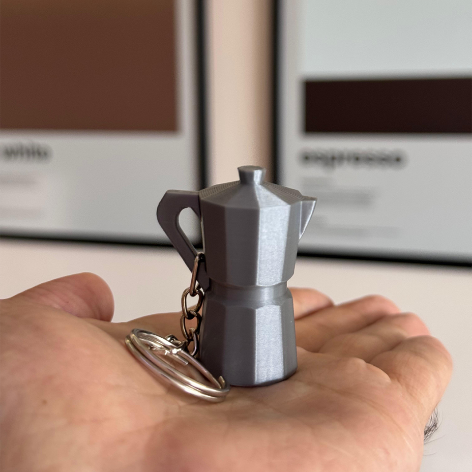 Moka Pot Anahtarlık